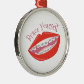 Klammer sich silbernes ornament (Rechts)