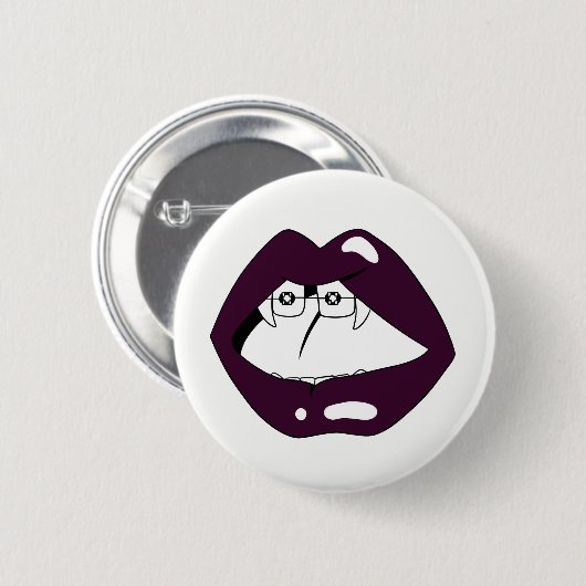 Klammermund Button (Vorne & Hinten)