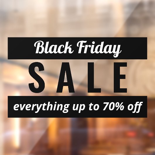 Klammern aus schwarzem Laden mit Vorhängeschild Fensteraufkleber (Blatt 2)