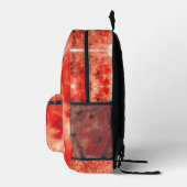 Klammern Bedruckter Rucksack (Rechts)