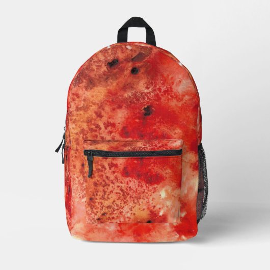Klammern Bedruckter Rucksack (Vorderseite)