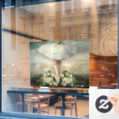 Klammern des Ballet-Fensters Fensteraufkleber (Café-Fenster)