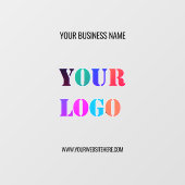 Klammern des Fensters "Werbeaktion für benutzerdef Fensteraufkleber (Blatt)