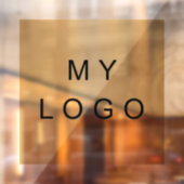 Klammern des Firmenlogos Fensteraufkleber (Blatt 2)