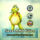 Klammern des SAC-Schildkrötenlogos Fensteraufkleber (Blatt 3)