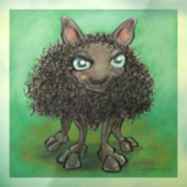 Klammern des Schwarzen Schafs Fensteraufkleber (Blatt 3)