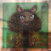 Klammern des Schwarzen Schafs Fensteraufkleber (Blatt 2)