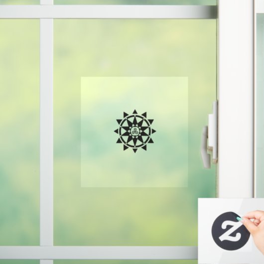 Klammern des Tempellogos Fensteraufkleber (Zuhause)