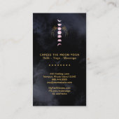 *~* Klammern Die rosa Mondphasen + Hände Celestie Visitenkarte (Rückseite)