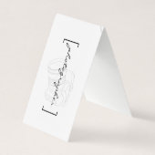 Klammern / Fotograf Visitenkarten (Vorderseite)