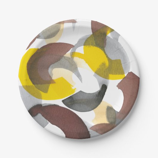 Klammern II Pappteller (Vorderseite)