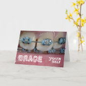 Klammern Karte (Gelbe Blume)