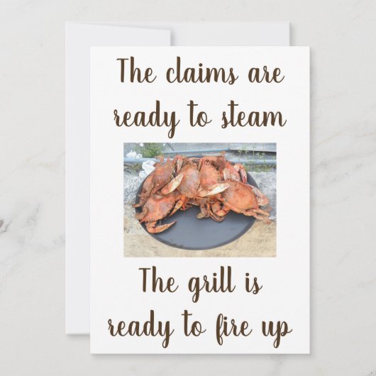 ***KLAMMERN SIND BEREIT AUF DIE EINLADUNG VON STEA (Vorderseite)