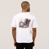 Klammern-unten (Motorrad-Reiter-Denkmal) Shirt (Schwarz voll)