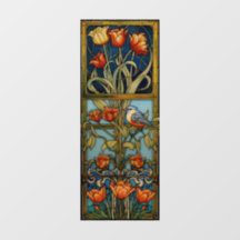 Klammern von Tulips und Birds Sun Catcher