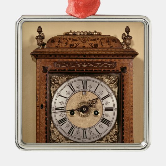 Klammeruhr, c.1700 silbernes ornament (Vorne)