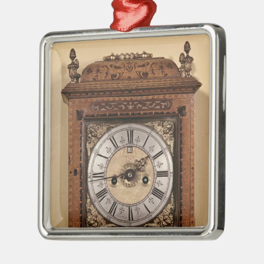 Klammeruhr, c.1700 silbernes ornament (Links)