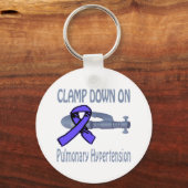 Klampe auf dem Schlüsselanhänger der Lungenhyperto (Vorderseite)