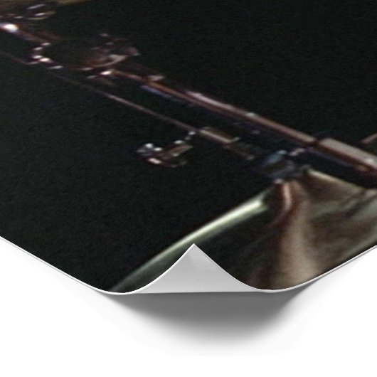 Klang aus Metall Poster (Ecke)