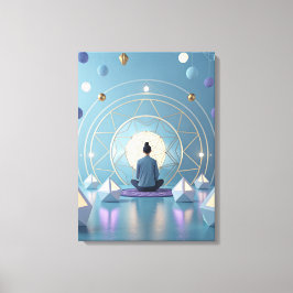 Klang der Stille Meditative Abstraktion  Leinwanddruck