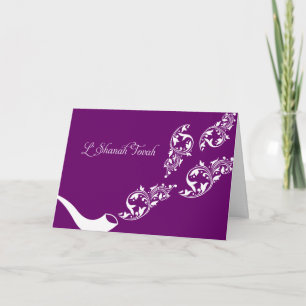 Klang des Shofar Rosch ha-Schana-Grußkarte Feiertagskarte