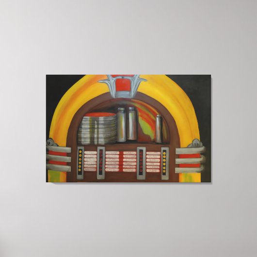 Klänge der 60er leinwanddruck (Vorderseite)