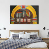 Klänge der 60er leinwanddruck (Insitu (Schlafzimmer))