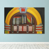 Klänge der 60er leinwanddruck (Insitu (Holzboden))