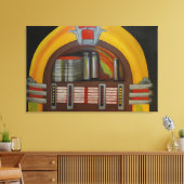 Klänge der 60er leinwanddruck (Insitu (Wohnzimmer))