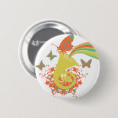 Klänge eines Hornvektordesigns Button (Vorne & Hinten)