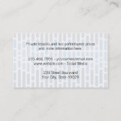 Klangmuster Visitenkarte (Rückseite)