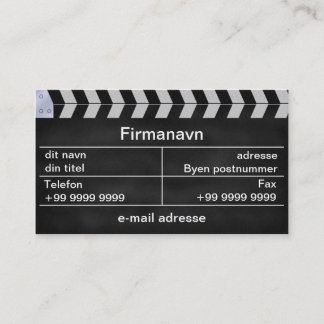 klap Biograf Visitenkarte