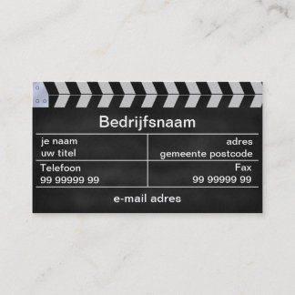 klap bioscoop visitenkarte