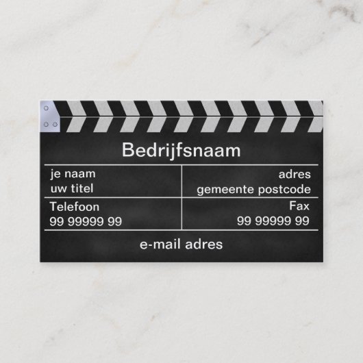 klap bioscoop visitenkarte (Vorderseite)