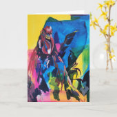 Klapp-Grußkarte Karte (Gelbe Blume)