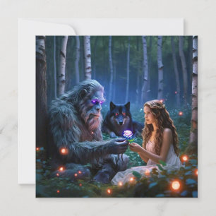 Klapp-Grußkarte Karte