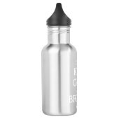 Klappbänder, Wasserflasche Edelstahlflasche (Links)