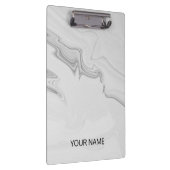 Klappe aus weißem Marmor Klemmbrett (Rechts)