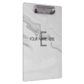 Klappe aus weißem Marmor Klemmbrett (Rechts)