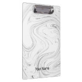 Klappe aus weißem Marmor Klemmbrett (Rechts)