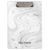 Klappe aus weißem Marmor Klemmbrett (Vorderseite)