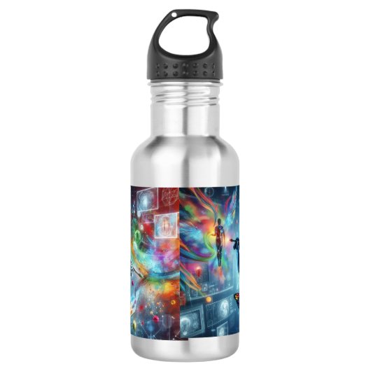 Klappe Edelstahlflasche (Vorderseite)