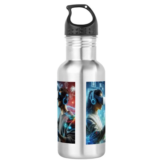 Klappe Edelstahlflasche (Rückseite)