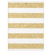 Klappe Glitzer-Look Strips Klemmbrett (Rückseite)