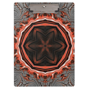Klappe Kaleidoskop Flames Klemmbrett