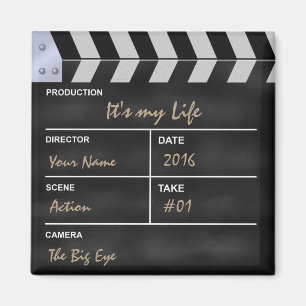 Klappe Kino "It's my Life" Magnet