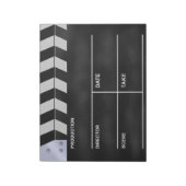 Klappe Kino Notizblock (Rotiert)