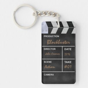Klappe Kino Schlüsselanhänger