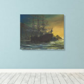 Klappe Leinwanddruck (Insitu (Holzboden))