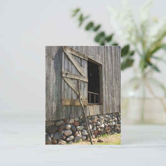 Klappe offene Barenttür Postkarte (Stehend Vorderseite)